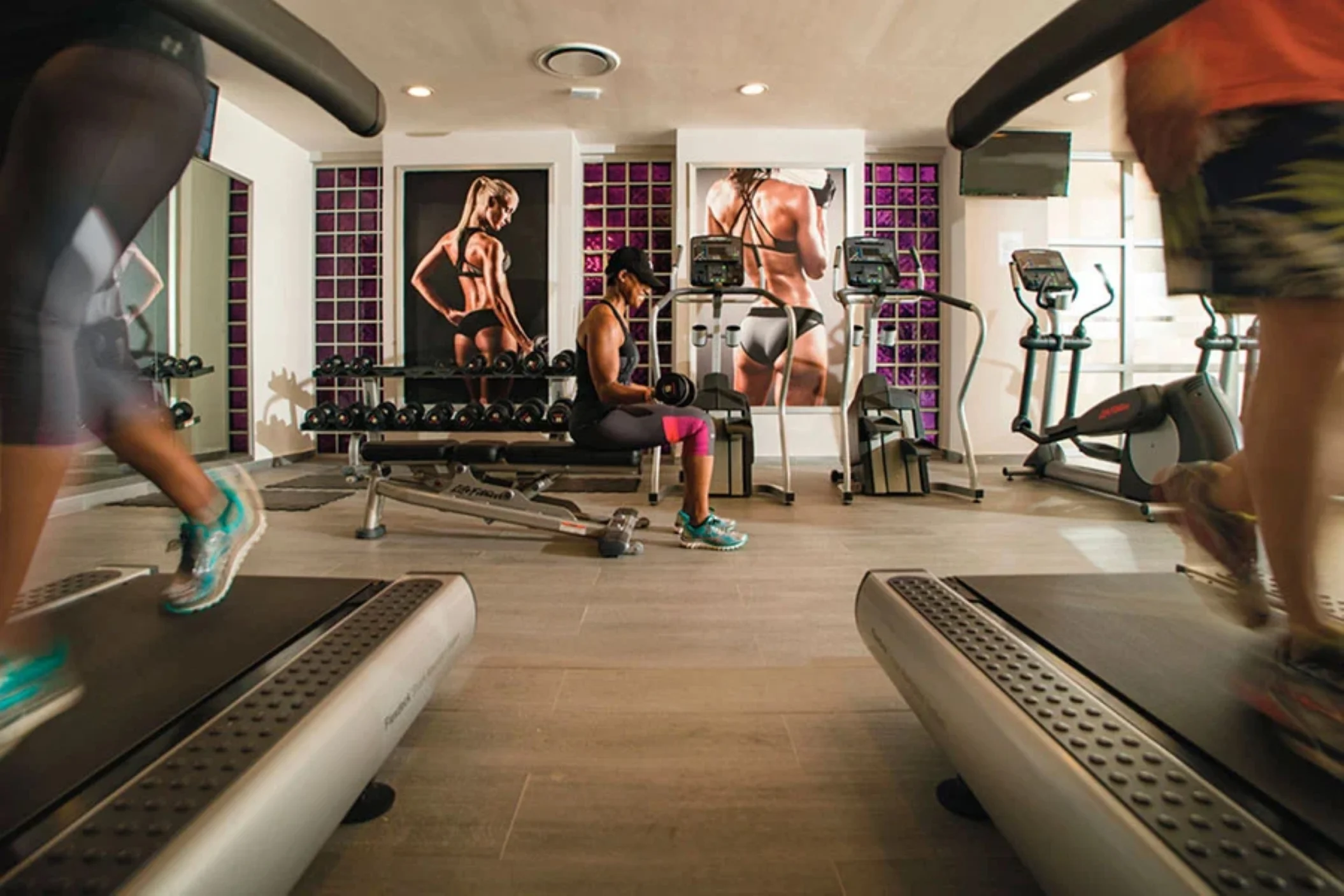 fitness center at Hotel Riu Reggae