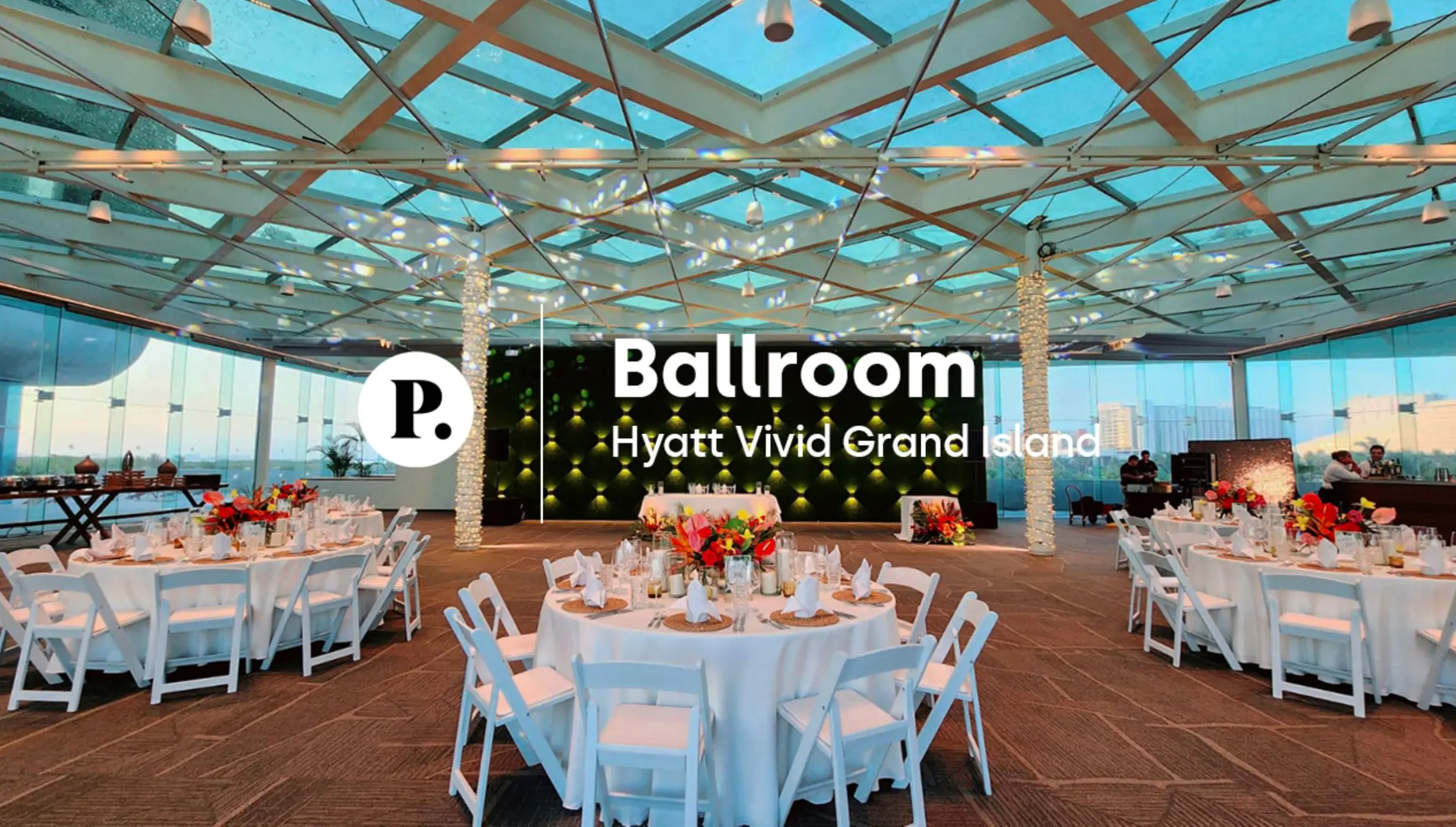 video review of the ballroom venue at Hyatt Vivid Grand Island