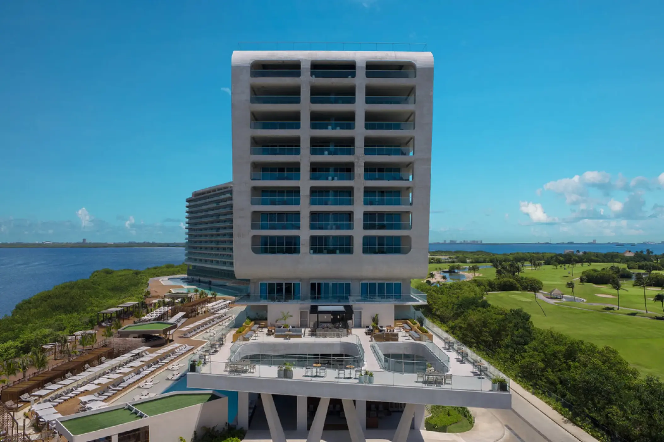 Serenity Terrace wedding venue at Hyatt Vivid Grand Island, Cancun