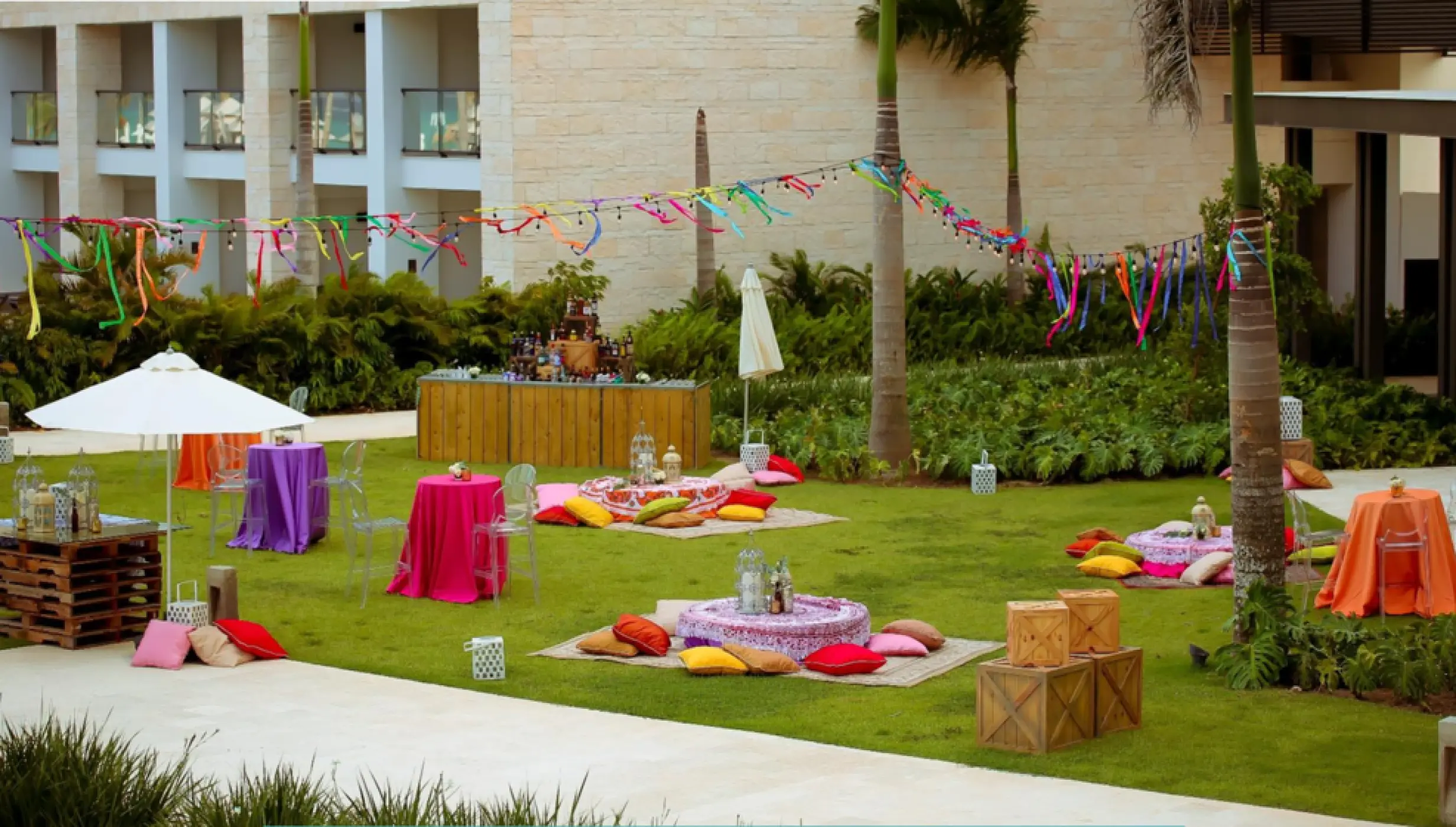 santiago lawn venue at Hyatt Zilara Cap Cana