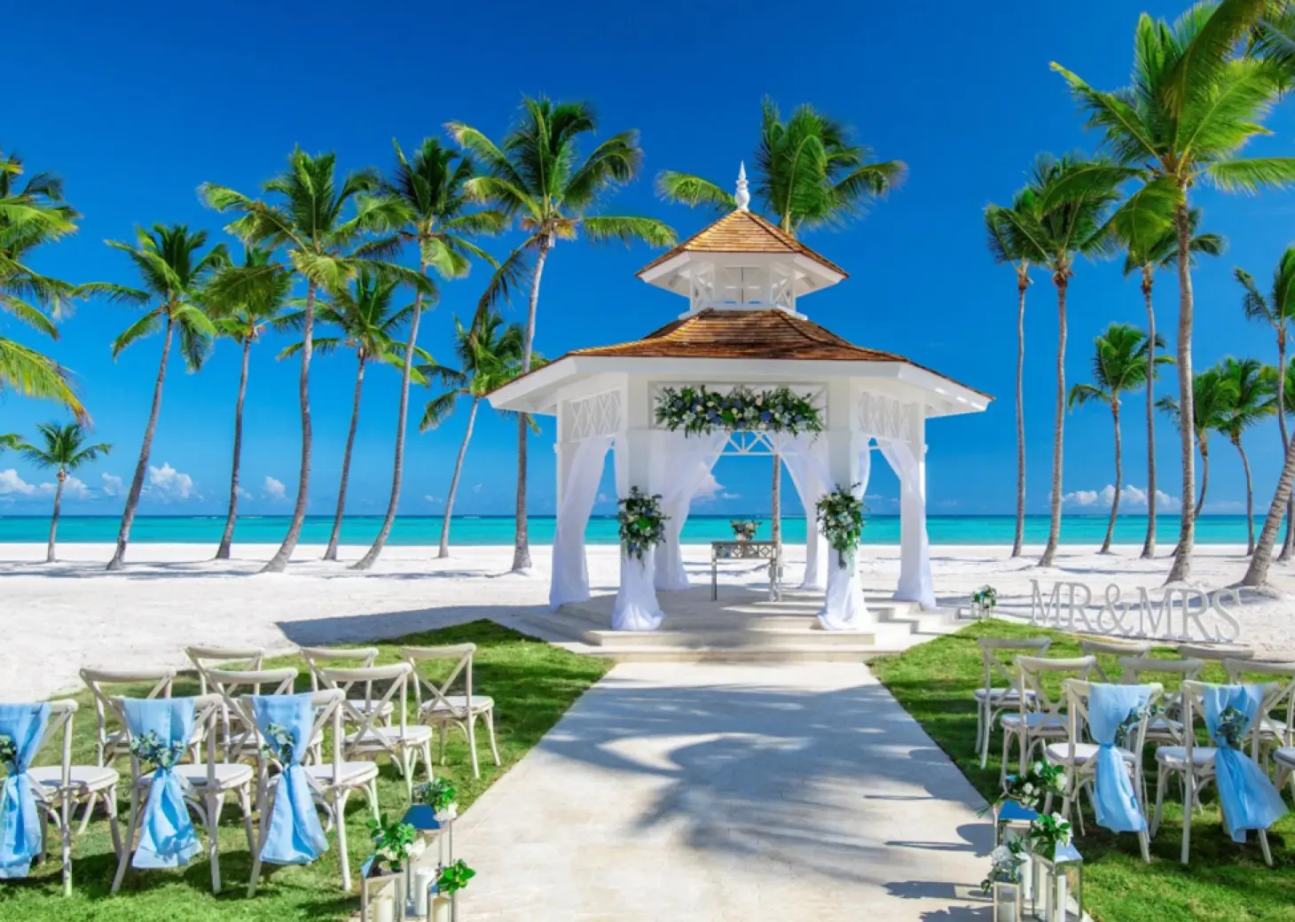 zilara beach gazebo venue at Hyatt Zilara Cap Cana