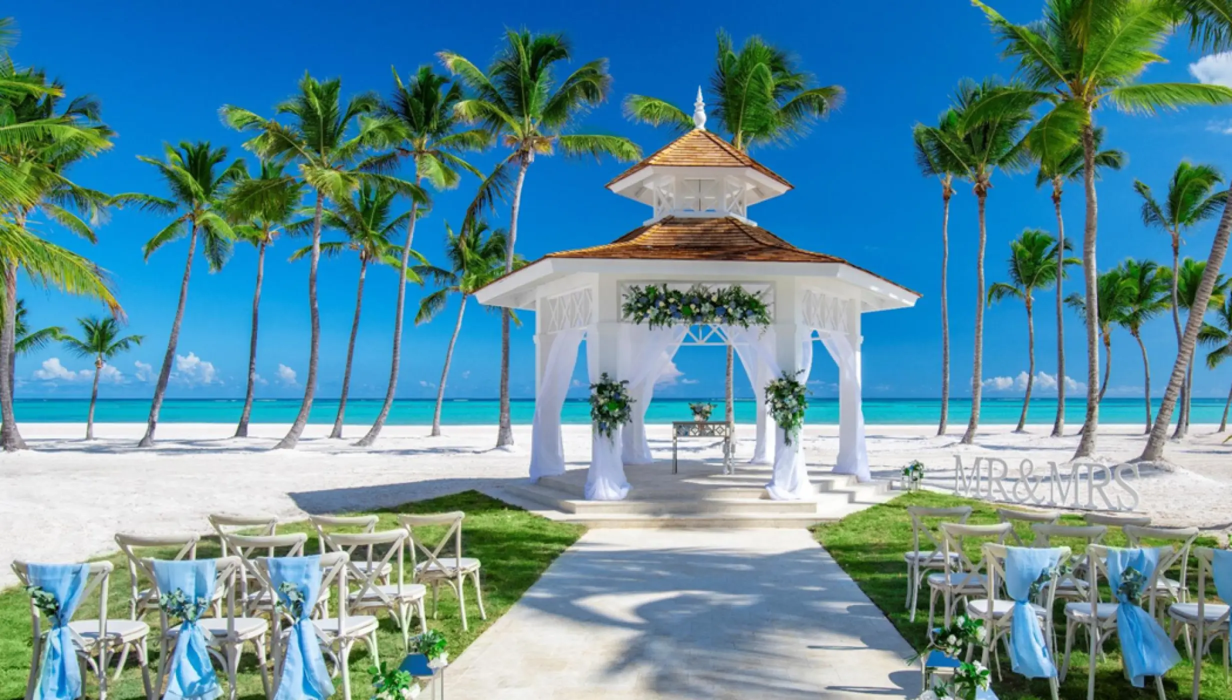 zilara beach gazebo venue at Hyatt Zilara Cap Cana
