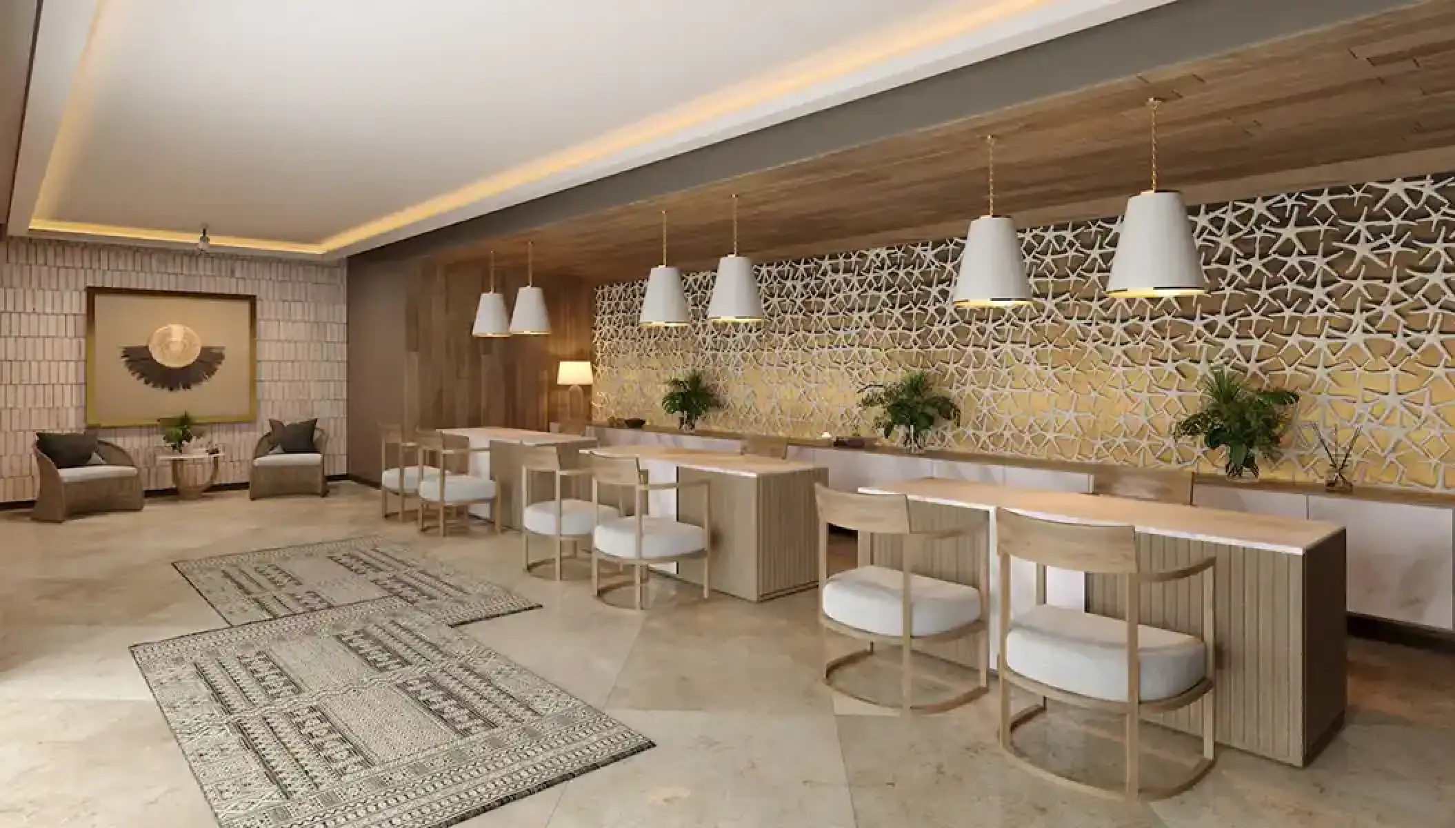 Hyatt Zilara Riviera Maya lobby reception and front desk, Riviera Maya