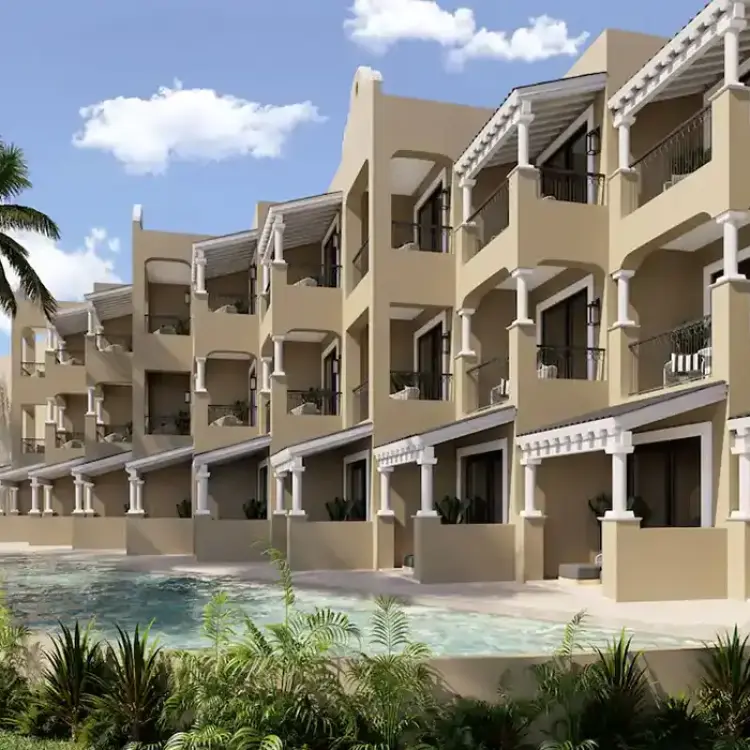 Swim-up suites and tiered balconies at Hyatt Zilara Riviera Maya, Riviera Maya