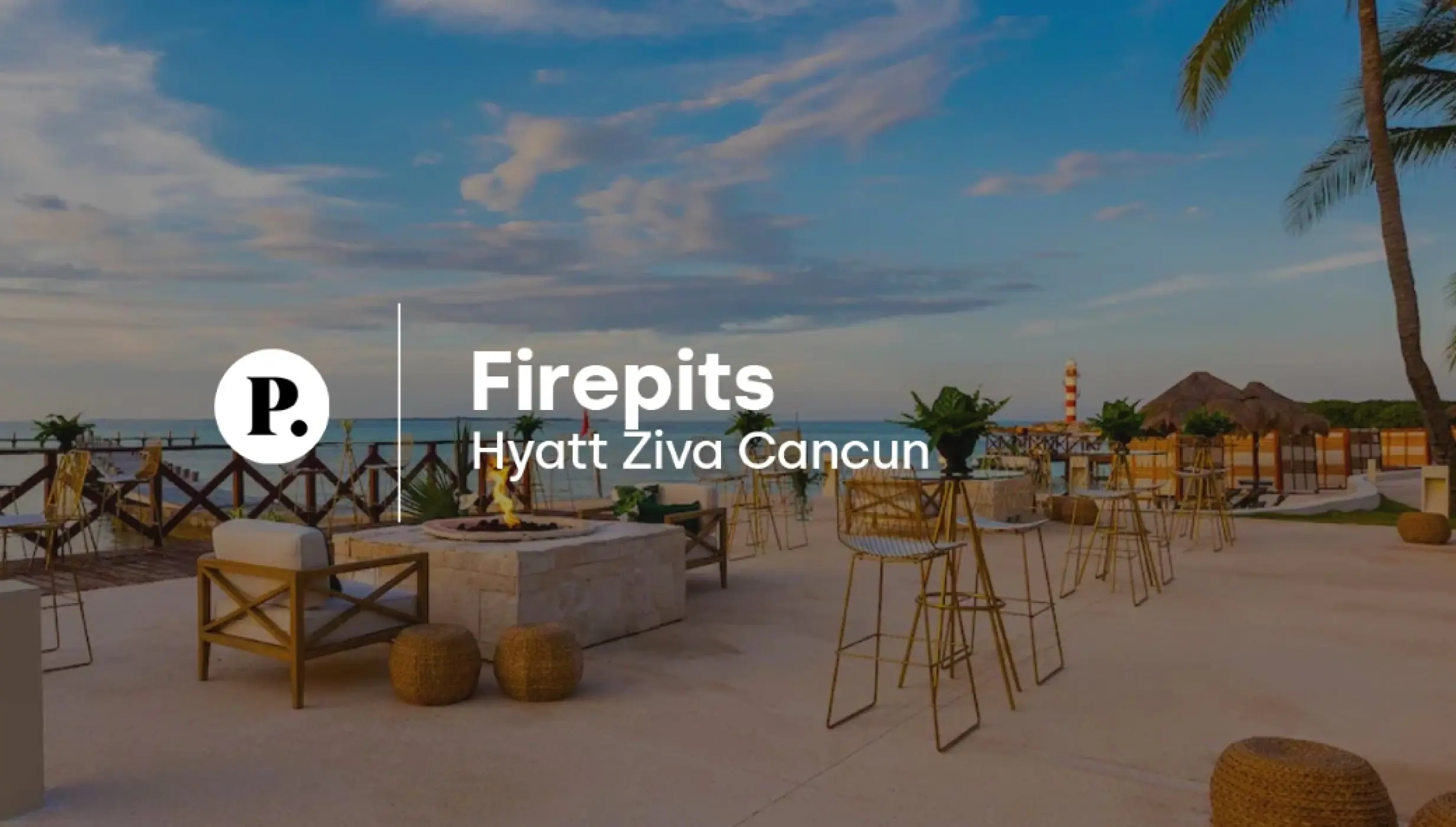 video review of Firepits venue at Hyatt Ziva Cancun