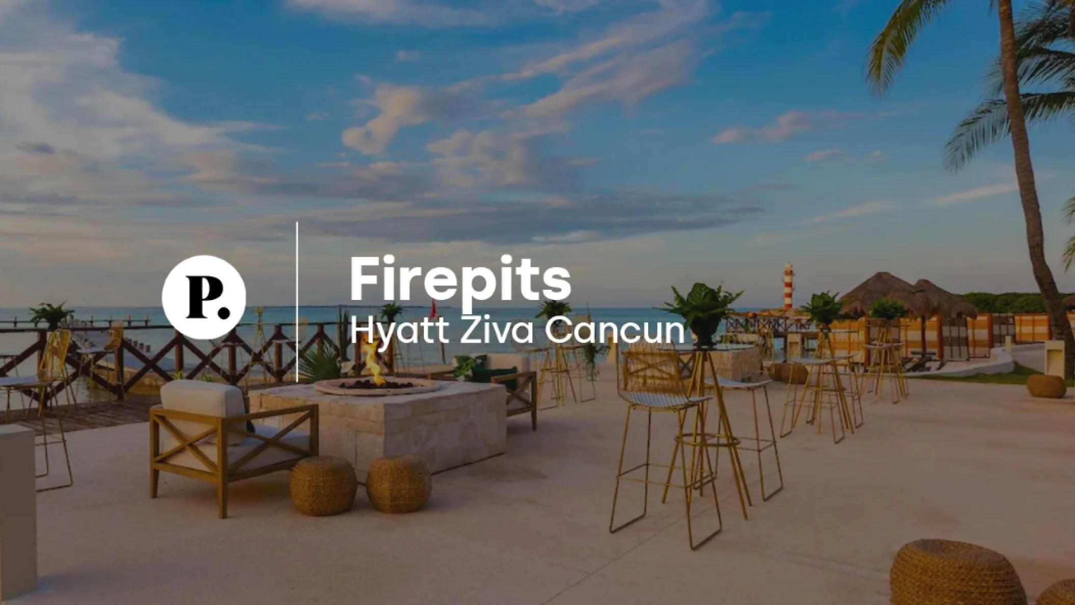 video review of Firepits venue at Hyatt Ziva Cancun