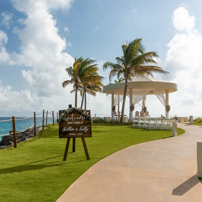 Gazebo wedding venue at Hyatt Ziva Cancun