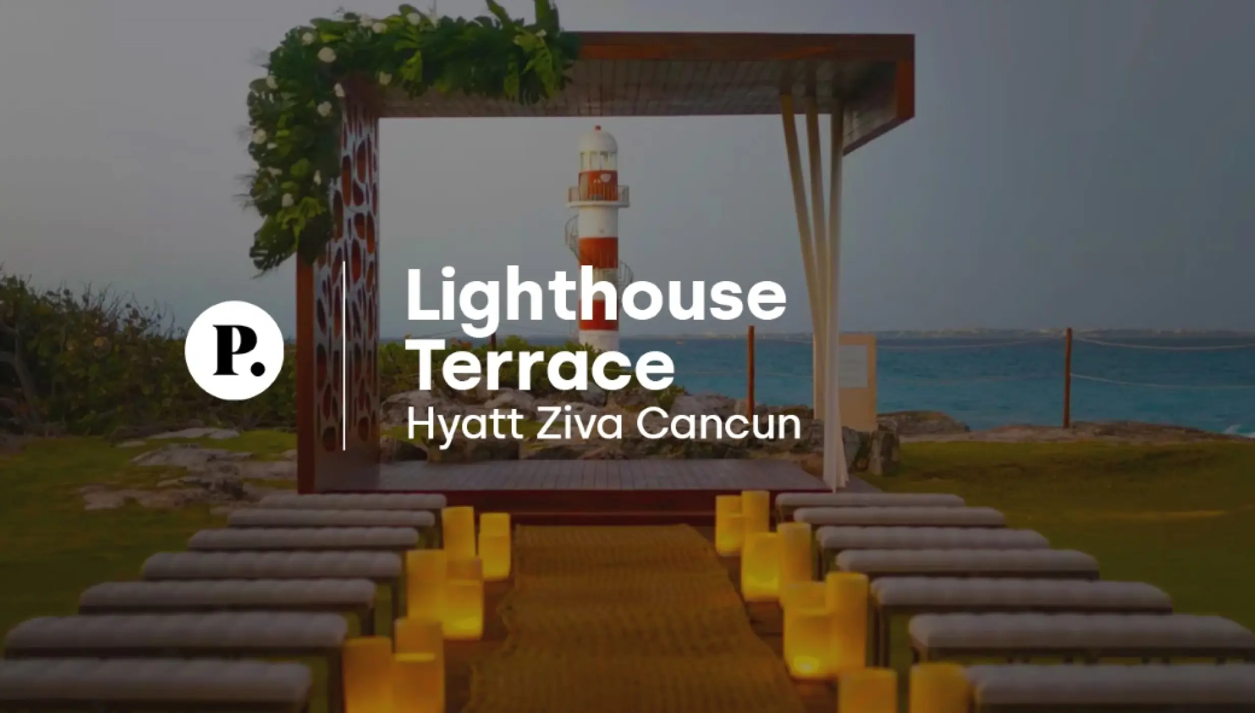 video review of the Lighthouse Gazebo venue at Hyatt Ziva Cancun