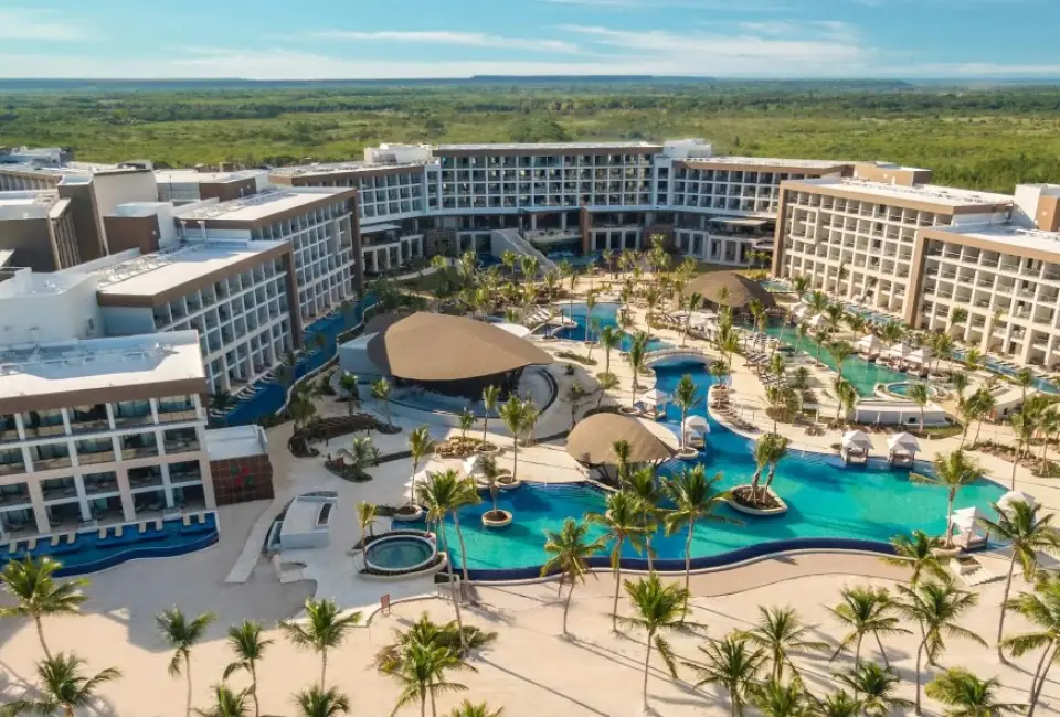 aerial view of Hyatt Ziva Cap Cana
