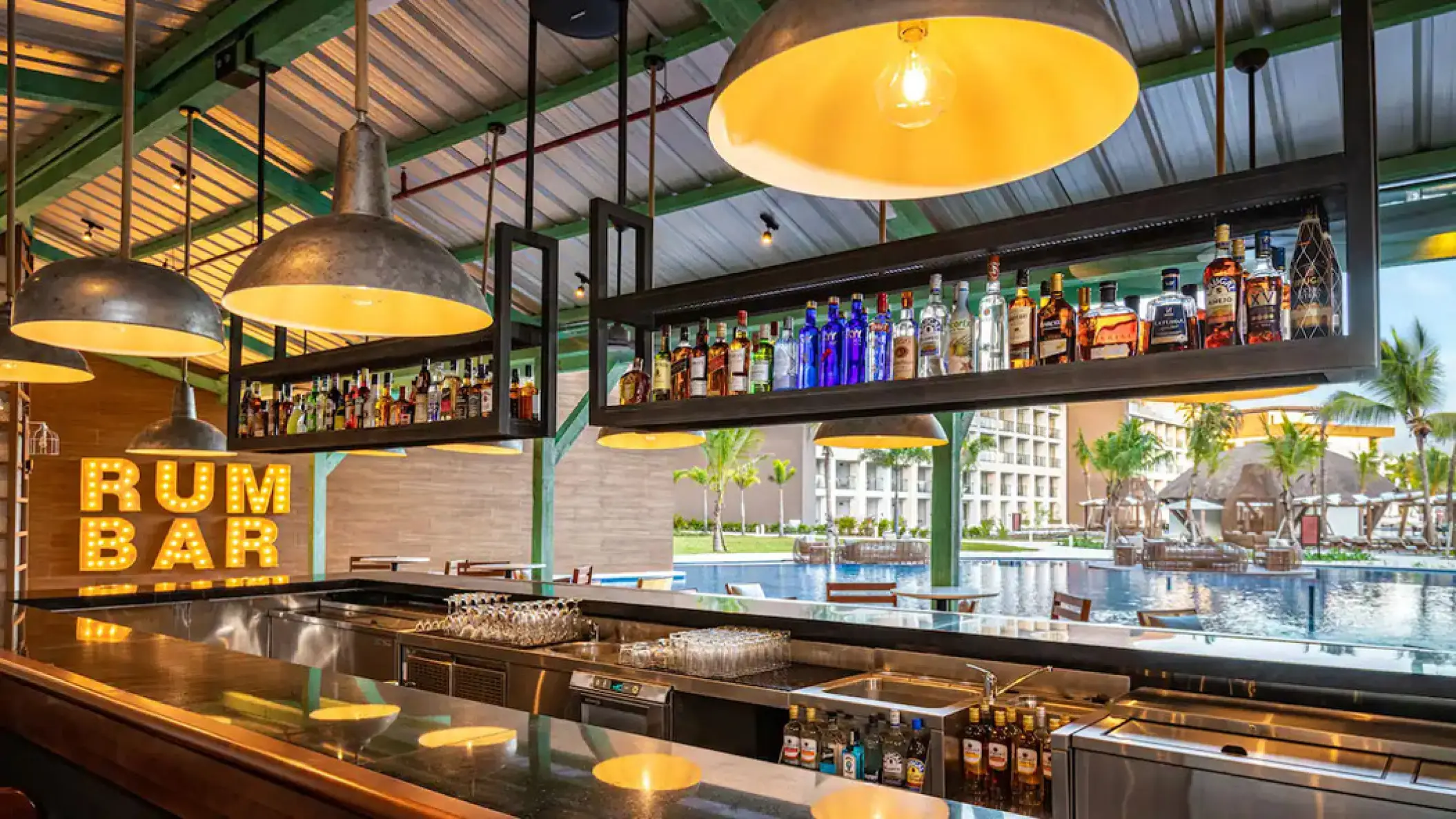 Grog Grotto distillery and rum bar at Hyatt Ziva Cap Cana, Punta Cana