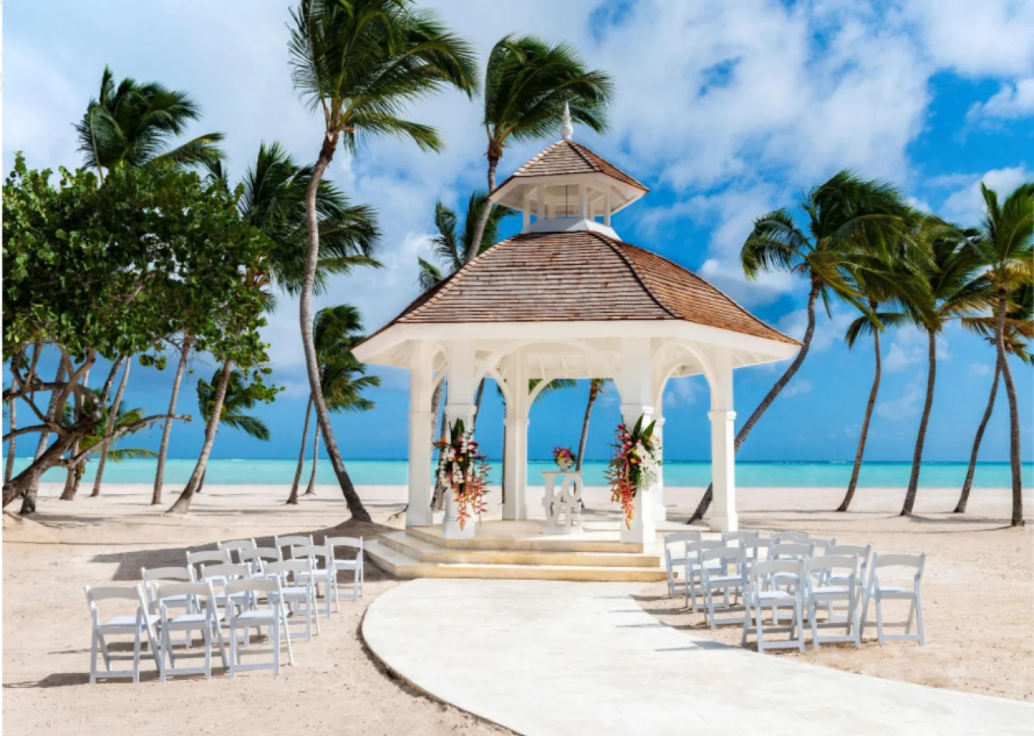 ziva beach gazebo venue at Hyatt Ziva Cap Cana