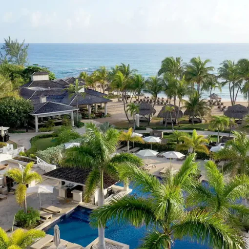 Hyatt Ziva Rose Hall pool, restaurant, and beach