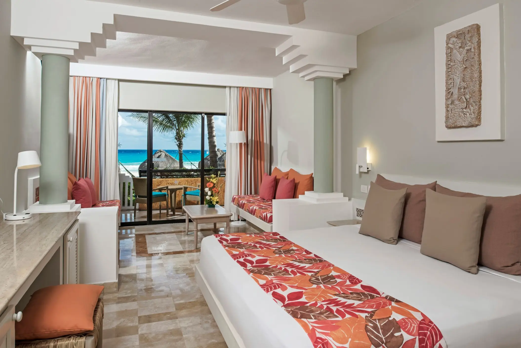 Iberostar Quetzal suite with ocean view balcony, Playa Del Carmen