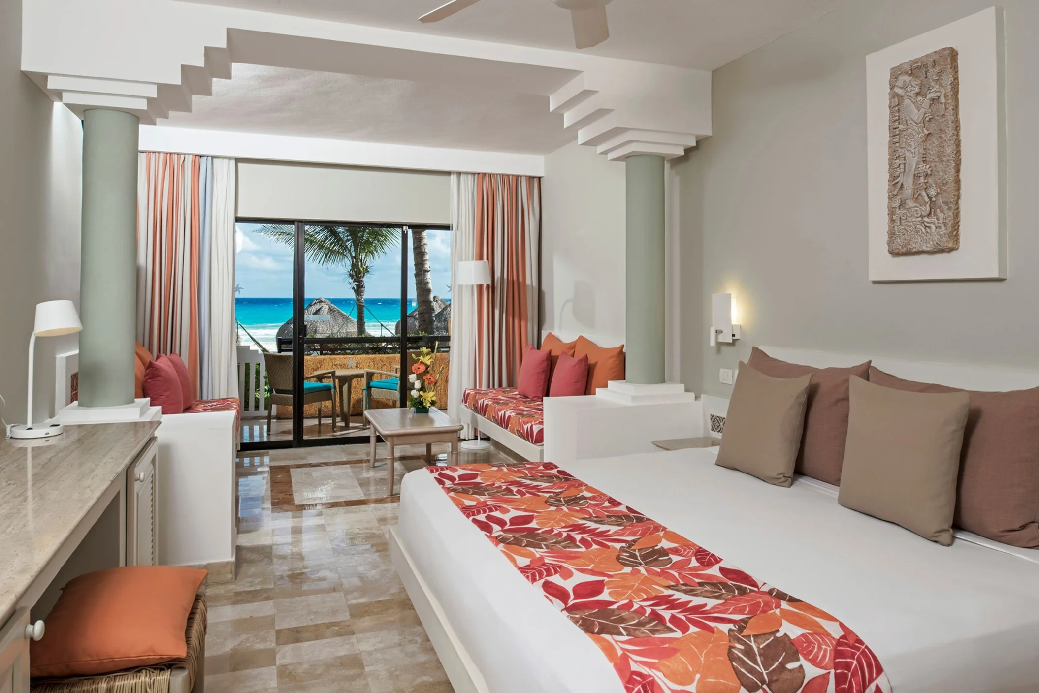 room with queen bed at Iberostar Waves Quetzal