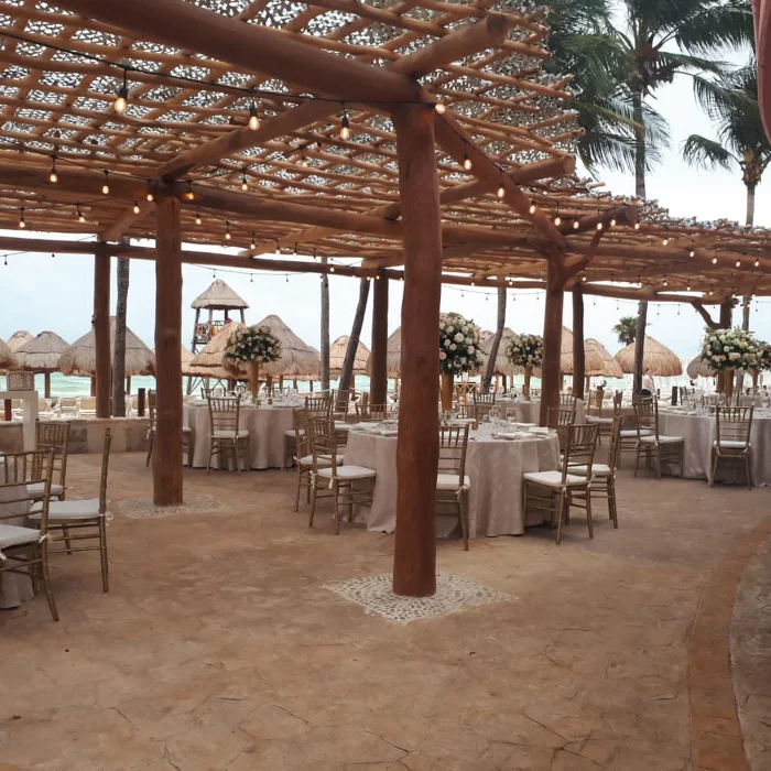 ocean view terrace shared between Iberostar Waves Tucan and Quetzal