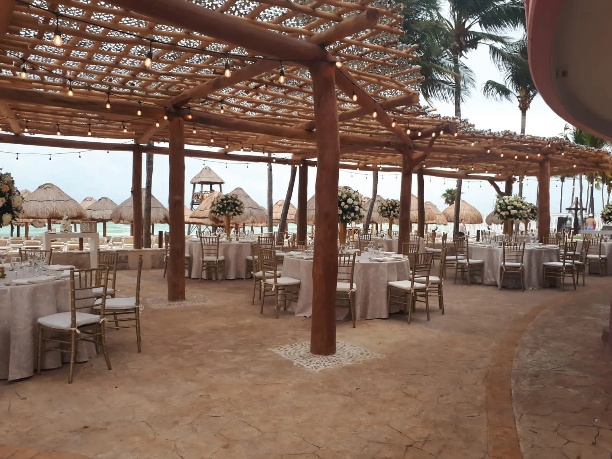 ocean view terrace shared between Iberostar Waves Tucan and Quetzal