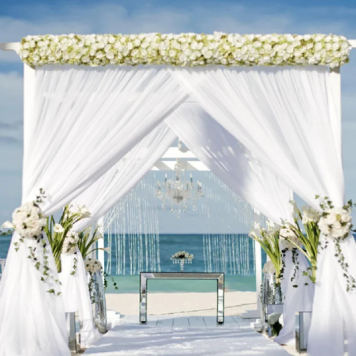 beach gazebo venue at Iberostar Selection Bavaro Suites