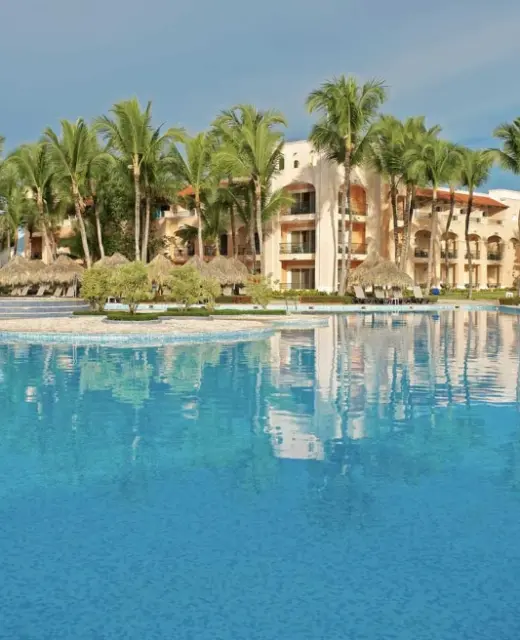 iberostar selection hacienda dominicus resort buildings and pool