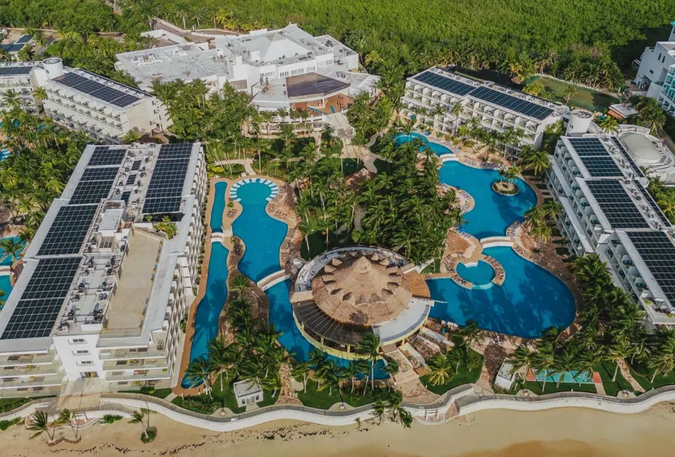 aerial view of Iberostar Selection Riviera Cancun