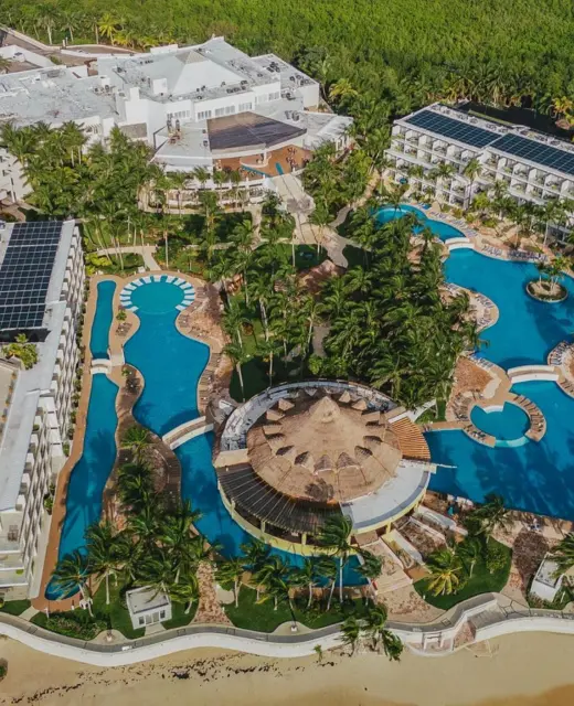 aerial view of Iberostar Selection Riviera Cancun