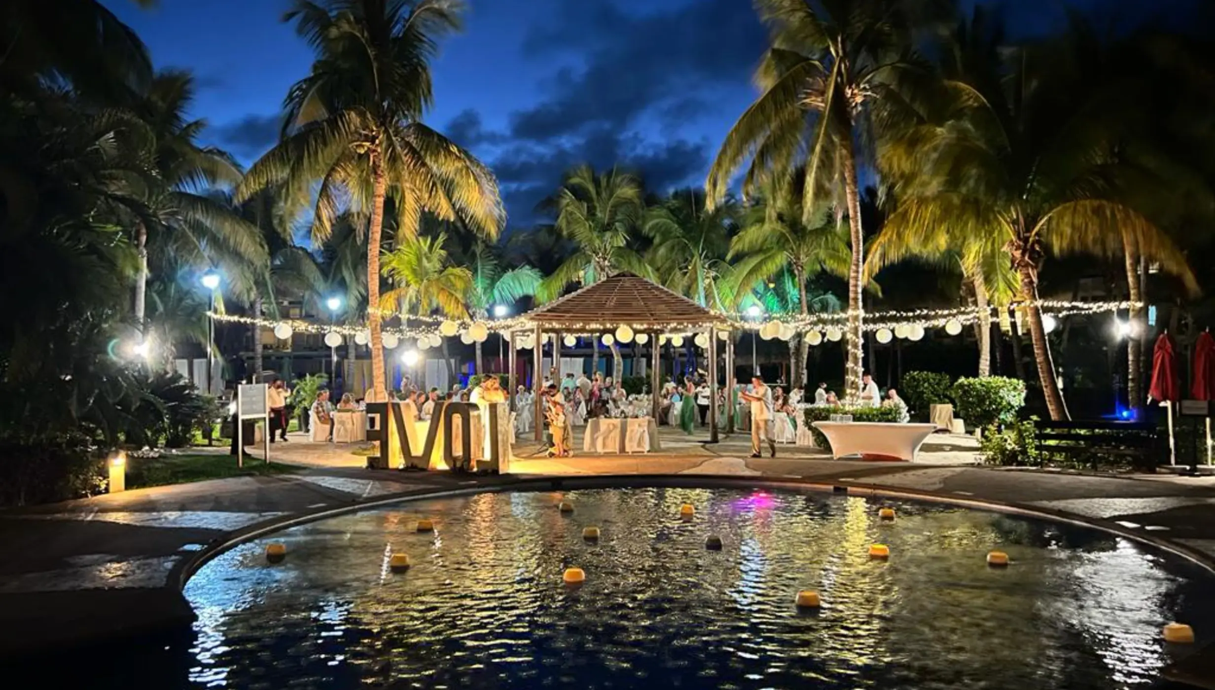 plaza del sol venue at Iberostar Selection Riviera Cancun