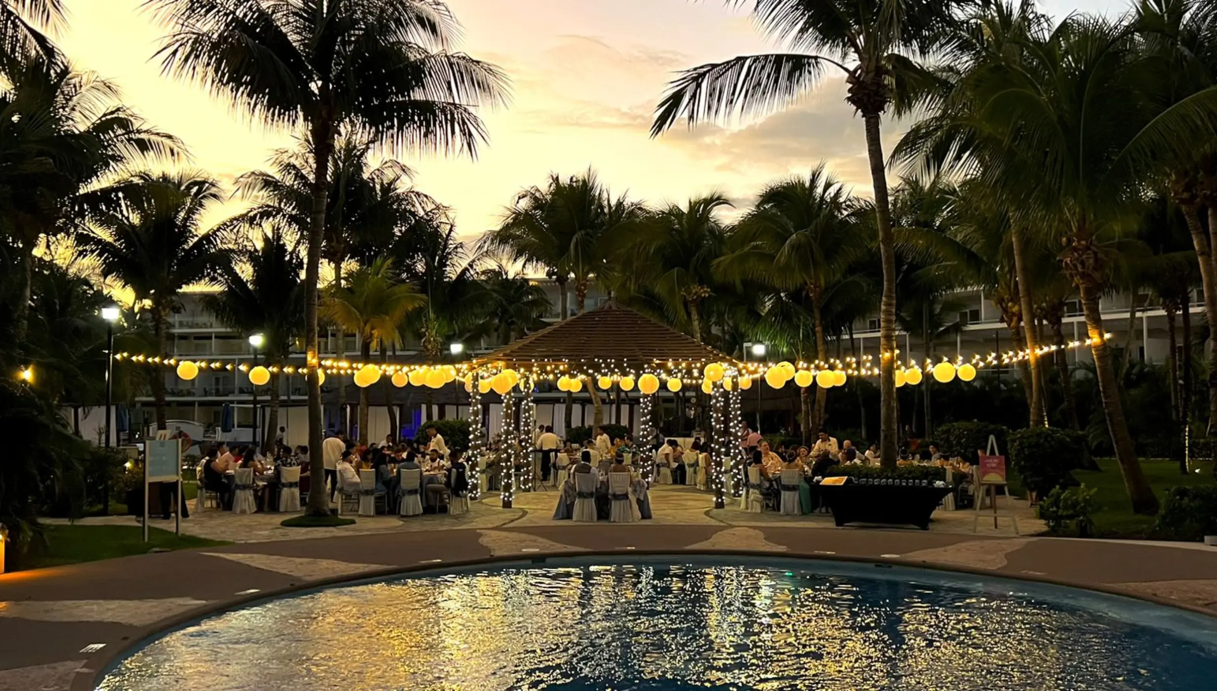 plaza del sol venue at Iberostar Selection Riviera Cancun
