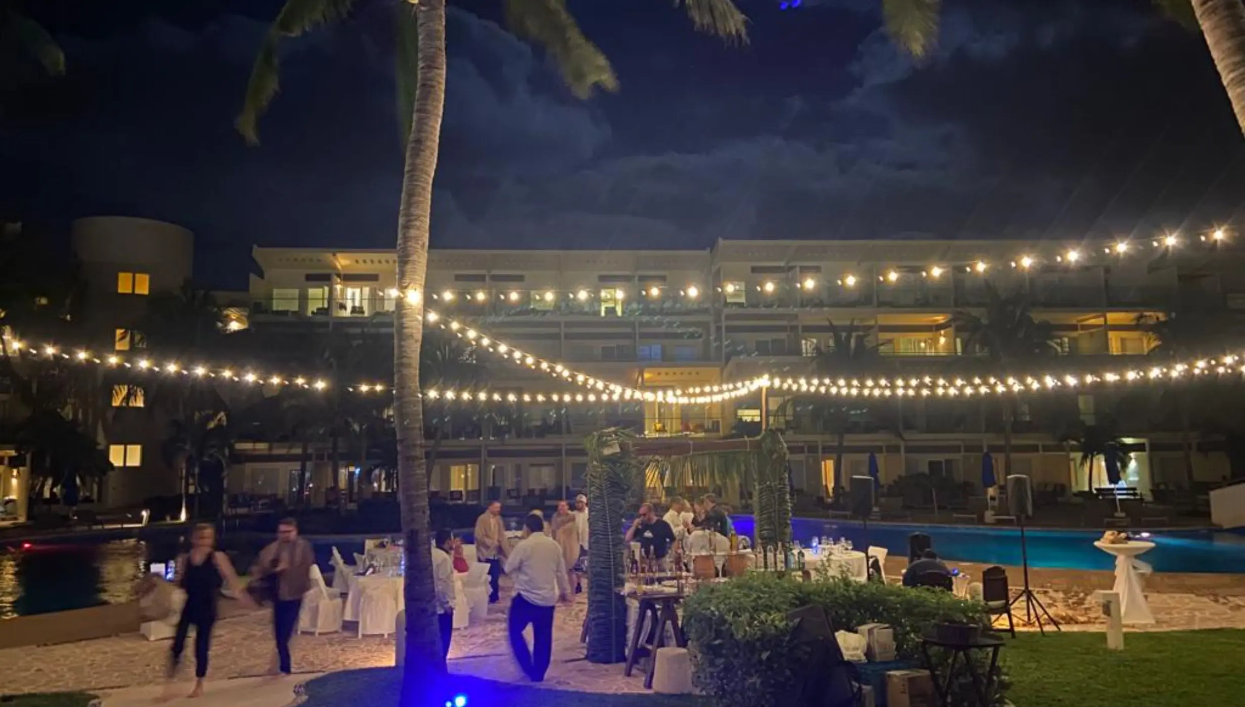 Pool deck venue at Iberostar Selection Riviera Cancun