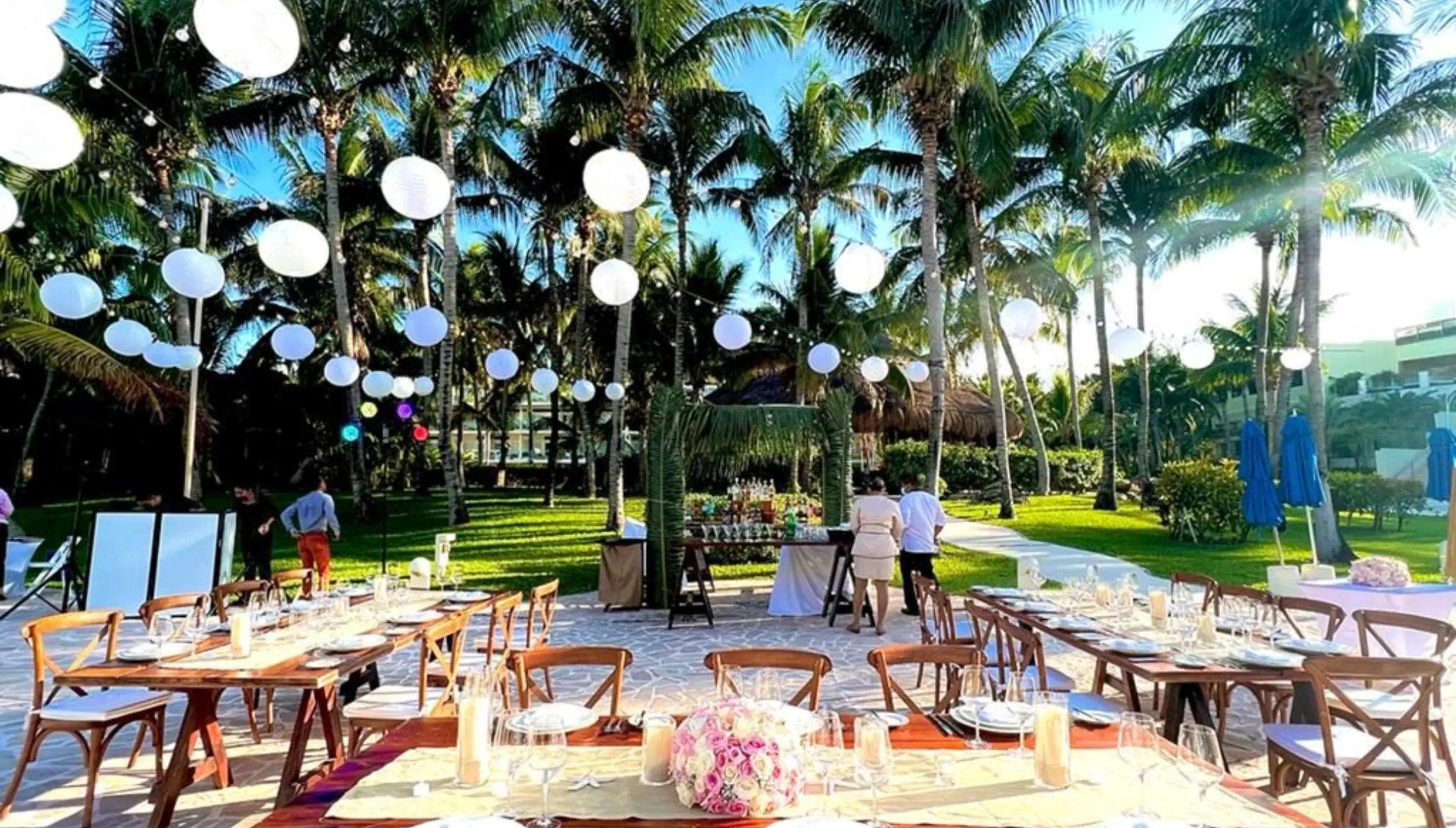 Pool deck venue at Iberostar Selection Riviera Cancun