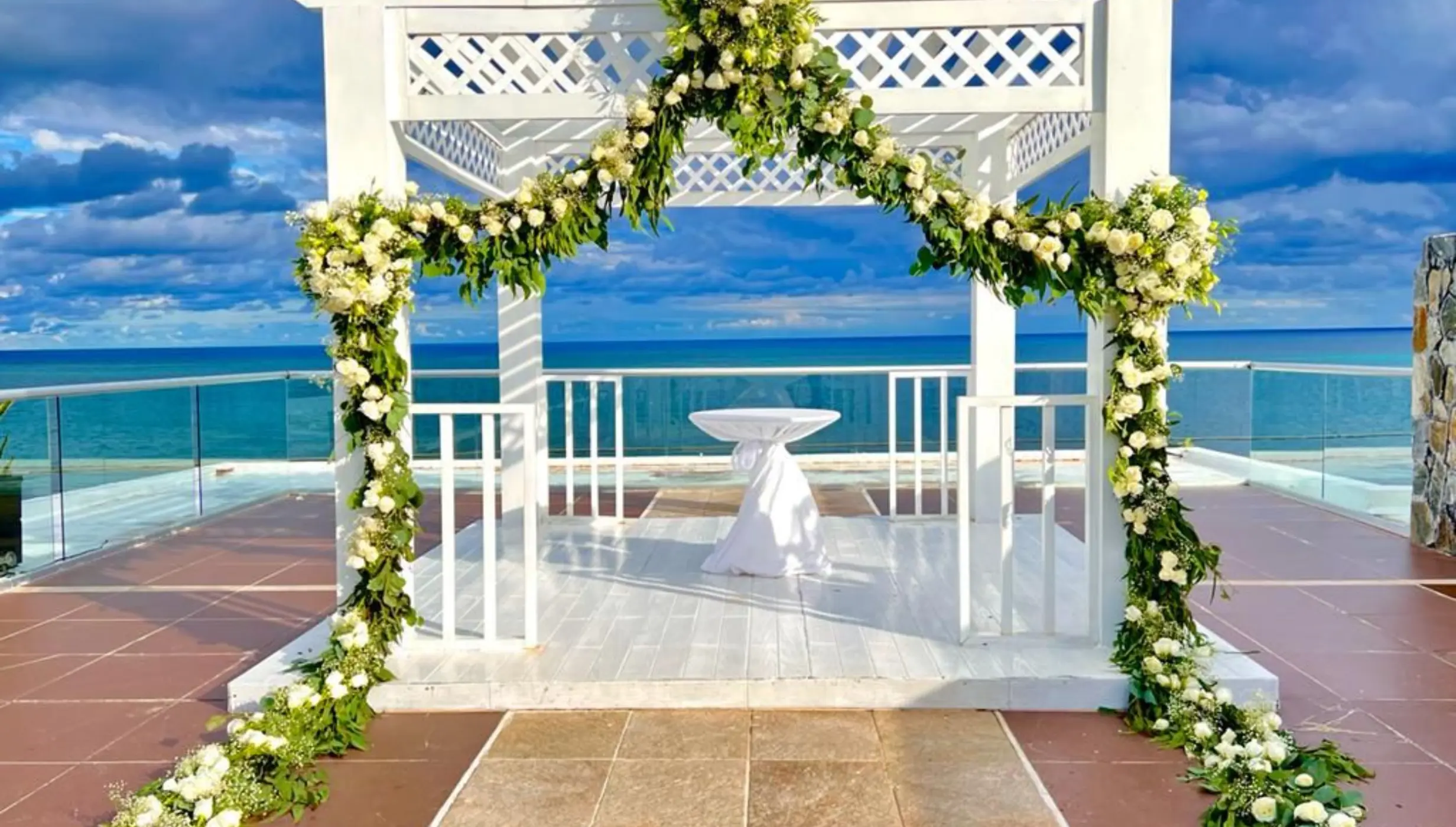 Sky Wedding deck venue at Iberostar Selection Riviera Cancun