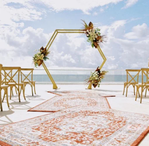 sky wedding deck venue at Iberostar Selection Riviera Cancun
