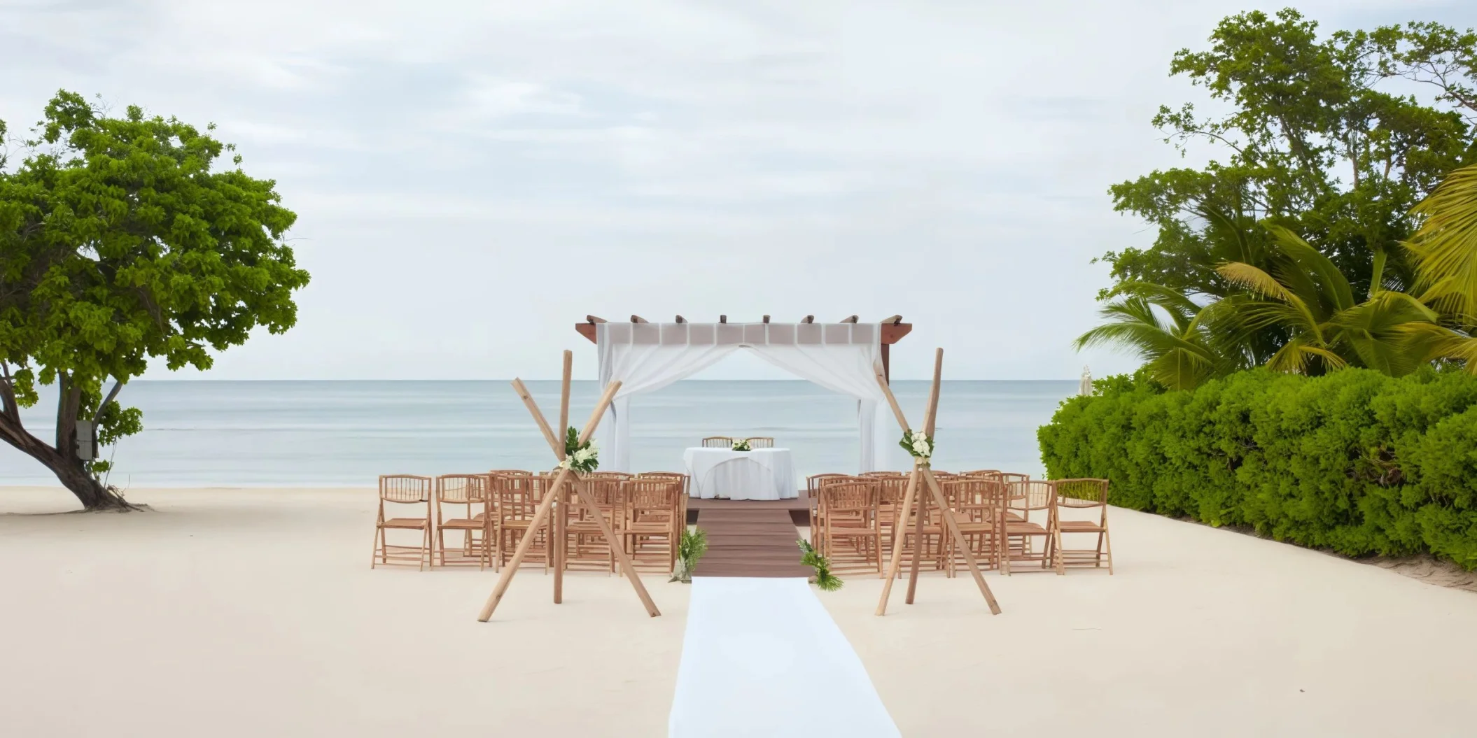 Beach gazebo venue at Iberostar Selection Rose Hall Suites