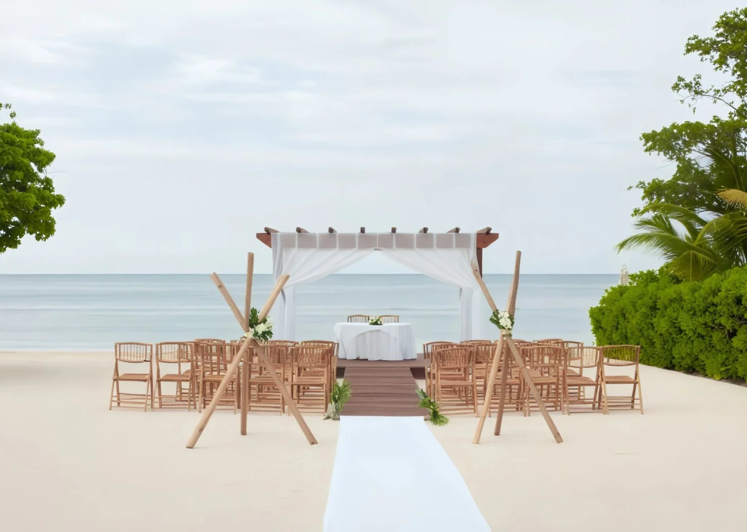 Beach gazebo venue at Iberostar Selection Rose Hall Suites