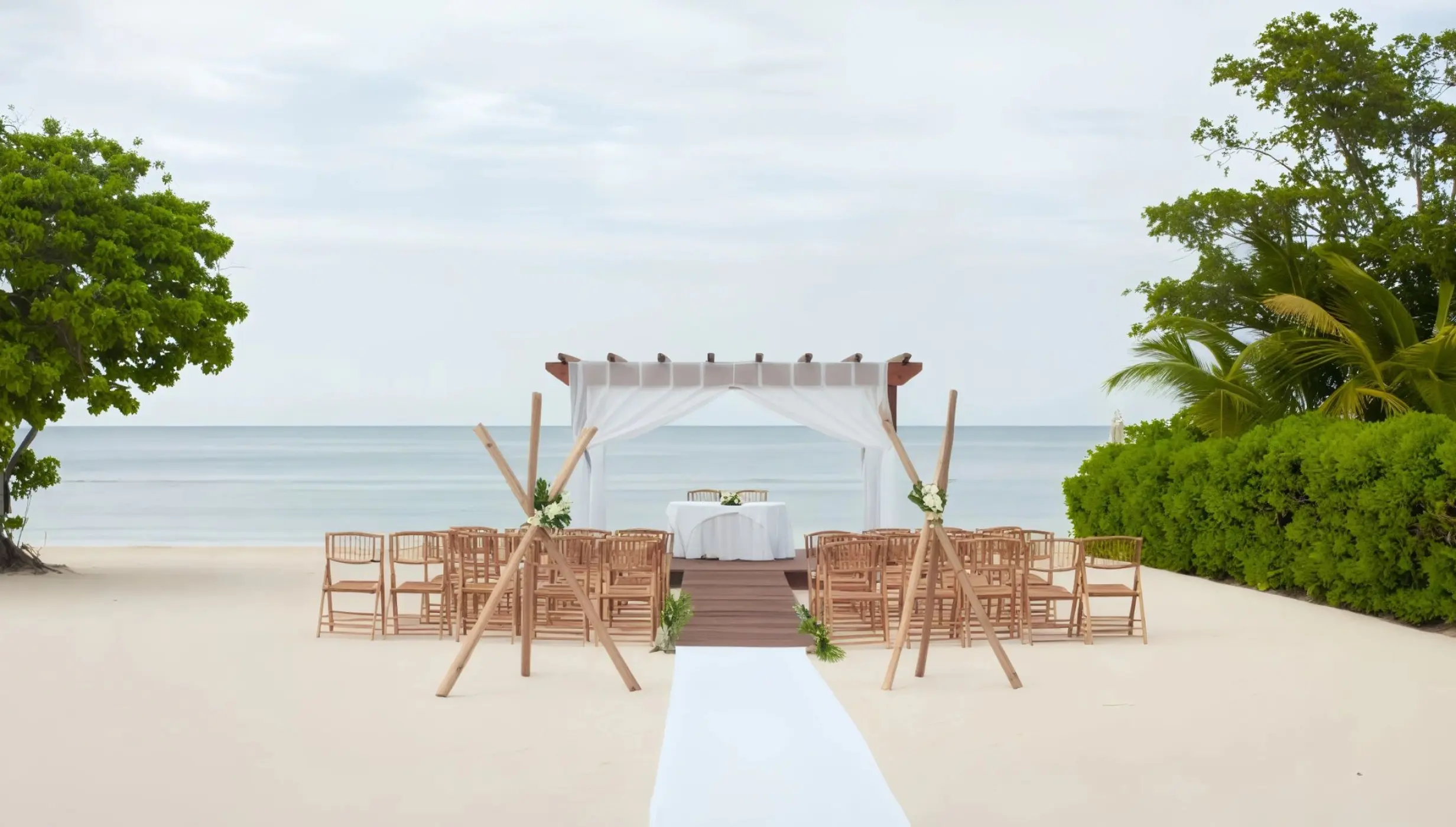 Beach gazebo venue at Iberostar Selection Rose Hall Suites