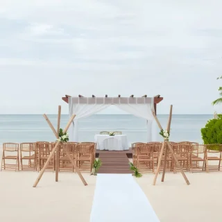 Beach gazebo venue at Iberostar Selection Rose Hall Suites
