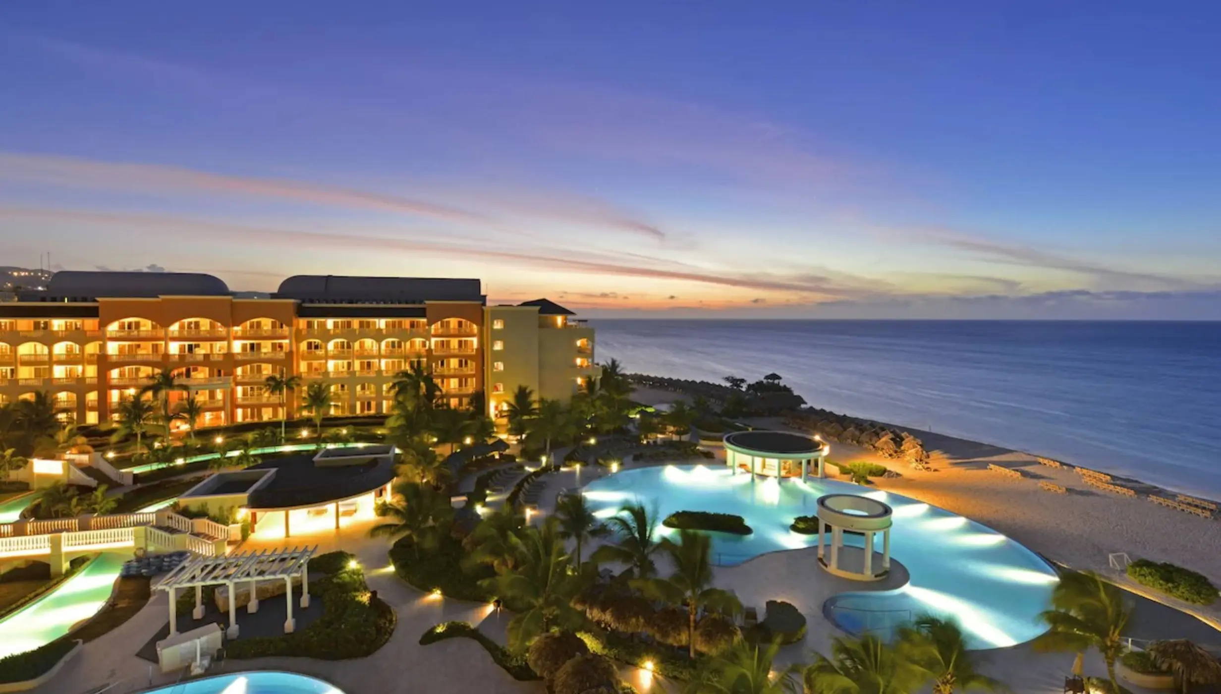 Iberostar Selection Rose Hall Suites at night