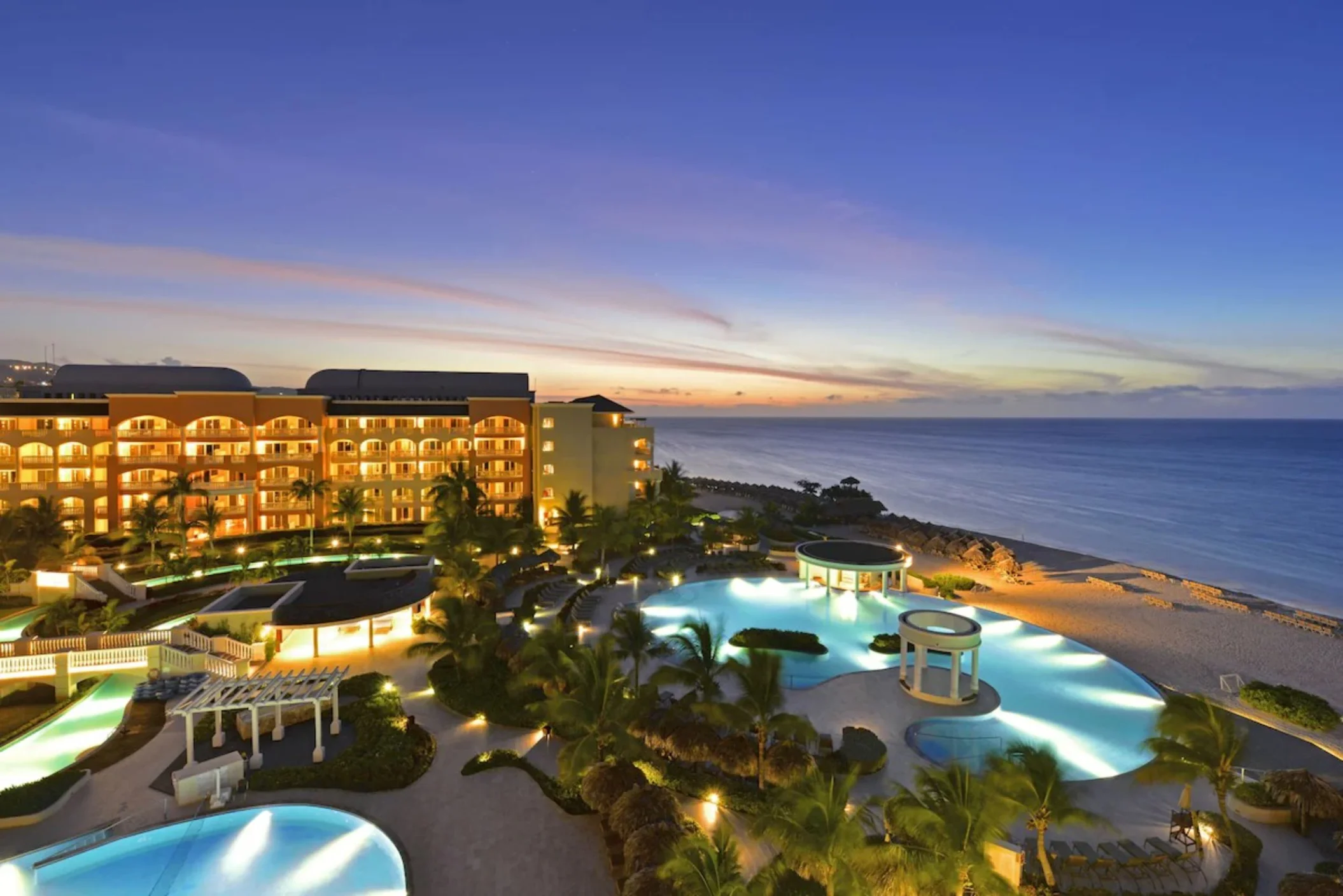 Iberostar Selection Rose Hall Suites at night
