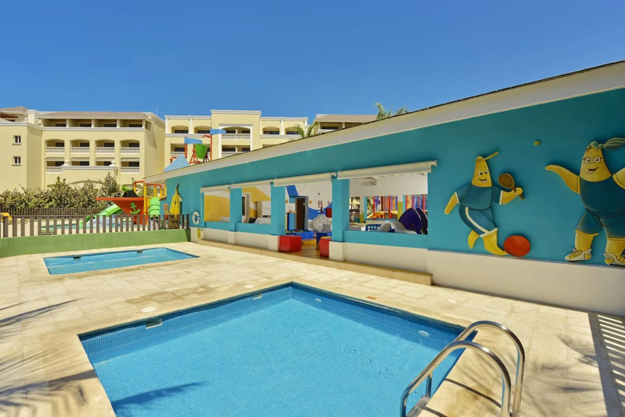 Kids pools and play area at Iberostar Selection Rose Hall Suites