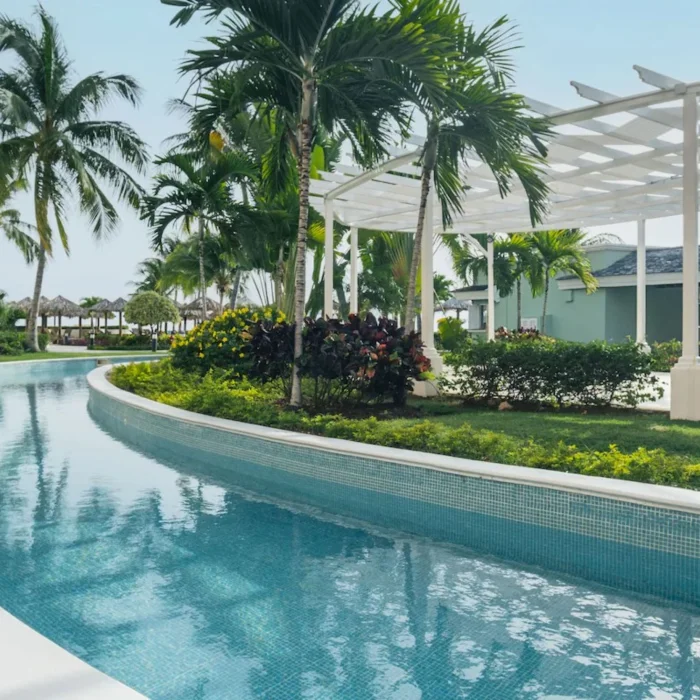 Lazy river island venue at Iberostar Selection Rose Hall Suites