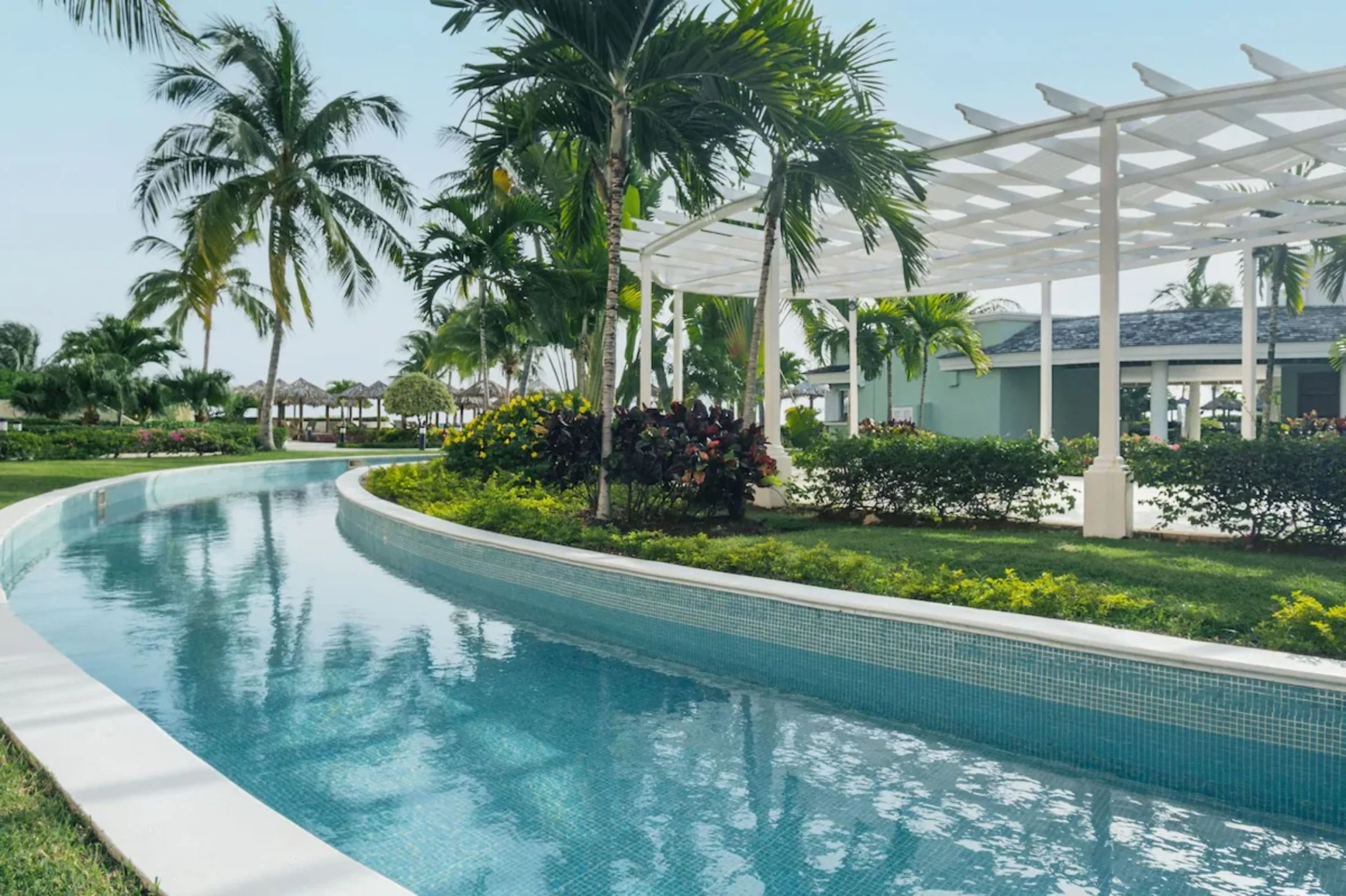 Lazy river island venue at Iberostar Selection Rose Hall Suites