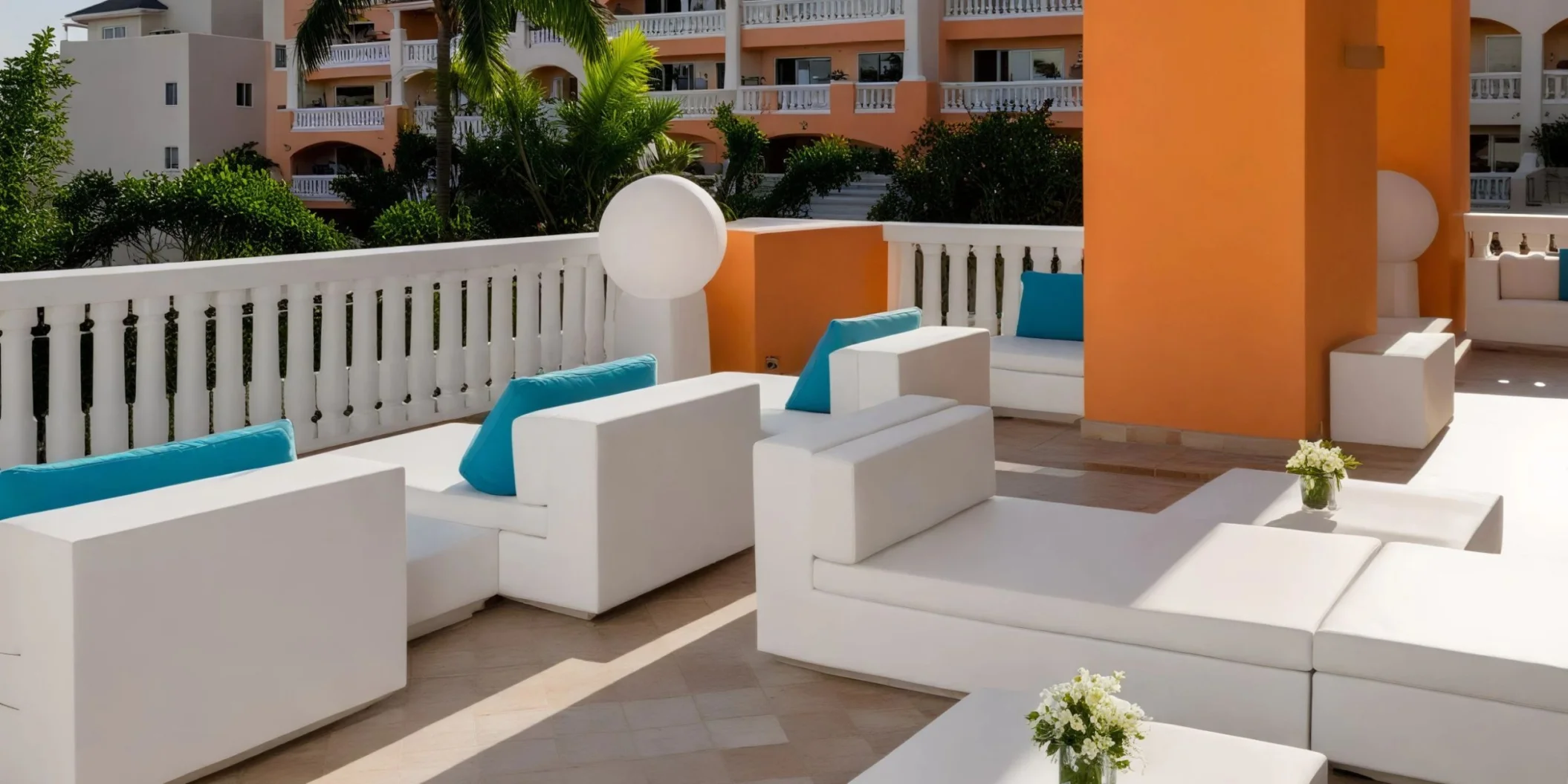 Lobby terrace venue Iberostar Selection Rose Hall Suites