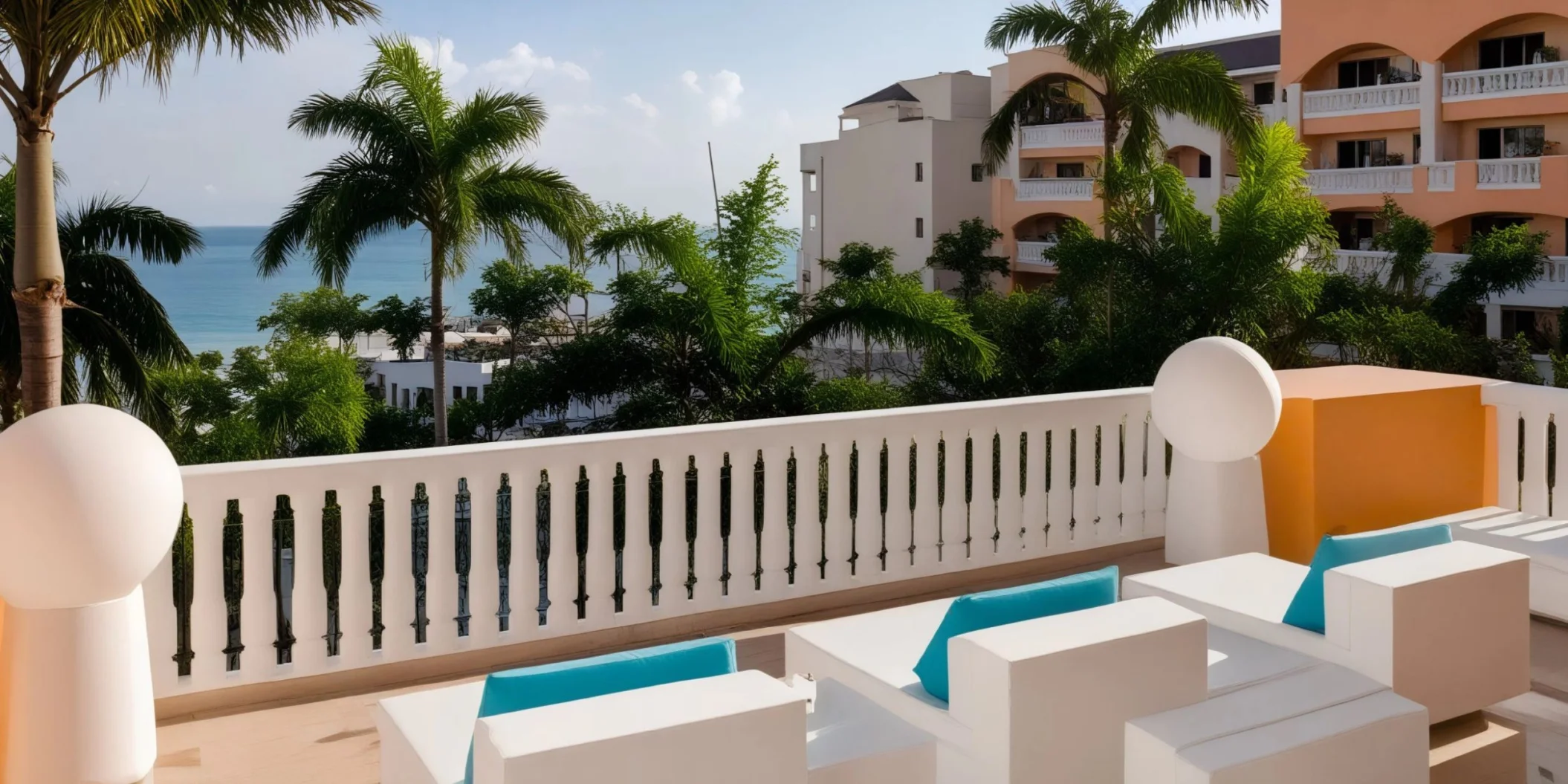 Lobby terrace venue Iberostar Selection Rose Hall Suites