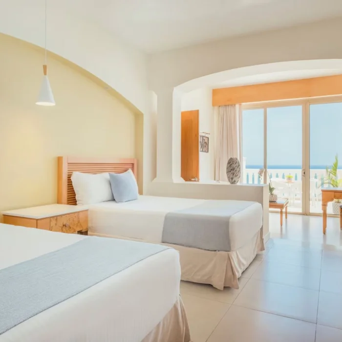 suite with 2 beds at Iberostar Selection Rose Hall Suites
