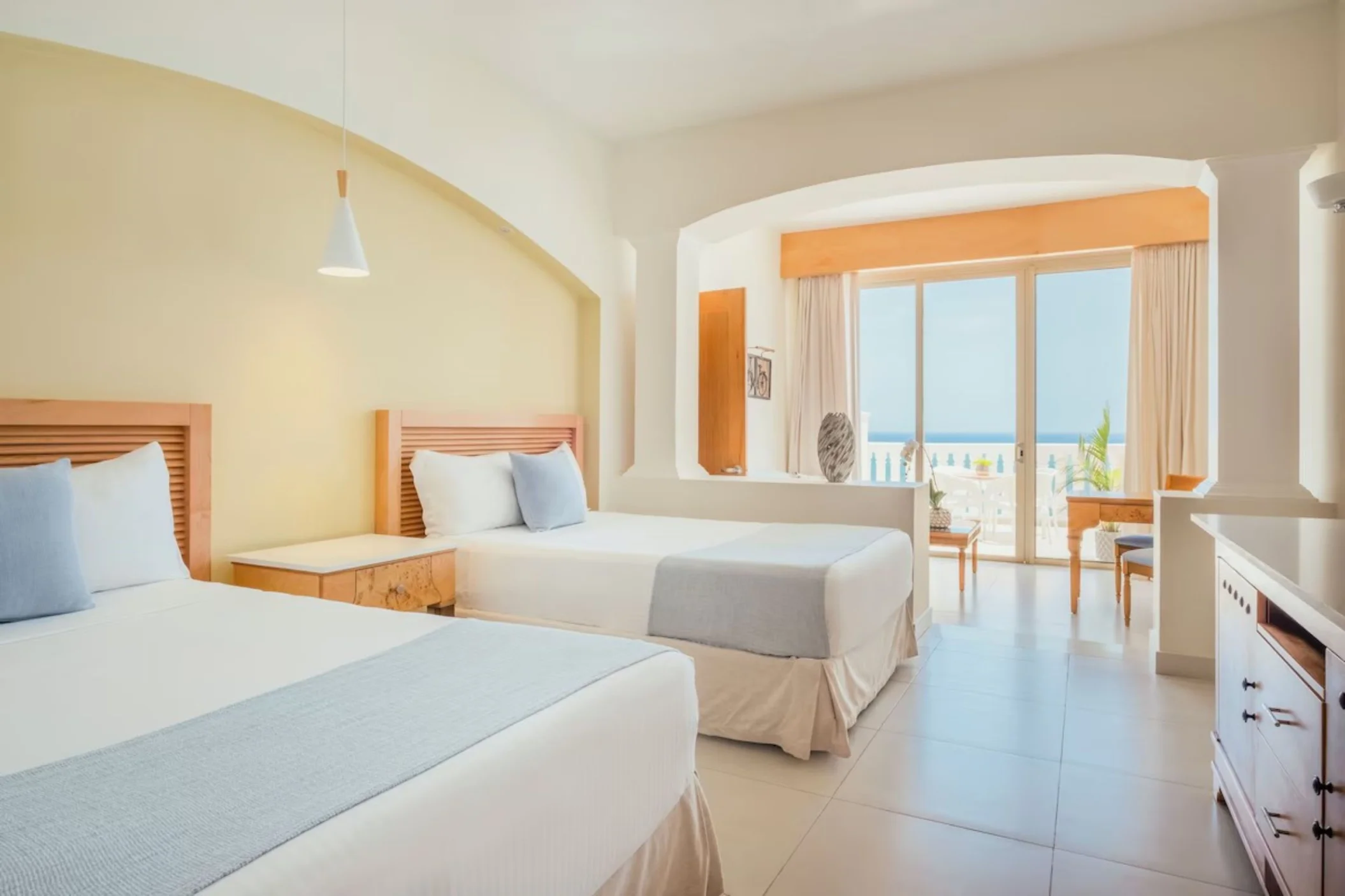 suite with 2 beds at Iberostar Selection Rose Hall Suites