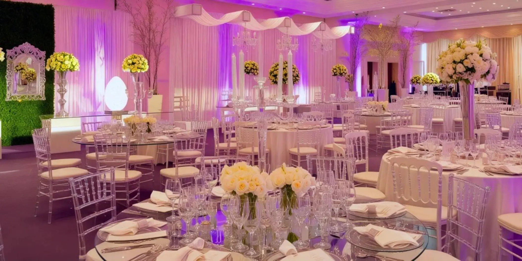 Ballroom wedding reception at Iberostar Waves Costa Dorada, Puerto Plata