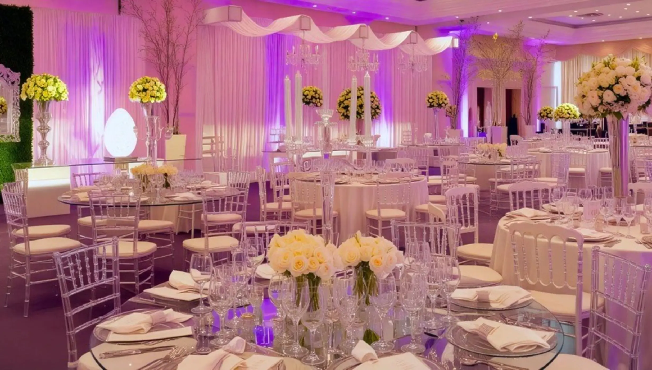 Ballroom wedding reception at Iberostar Waves Costa Dorada, Puerto Plata