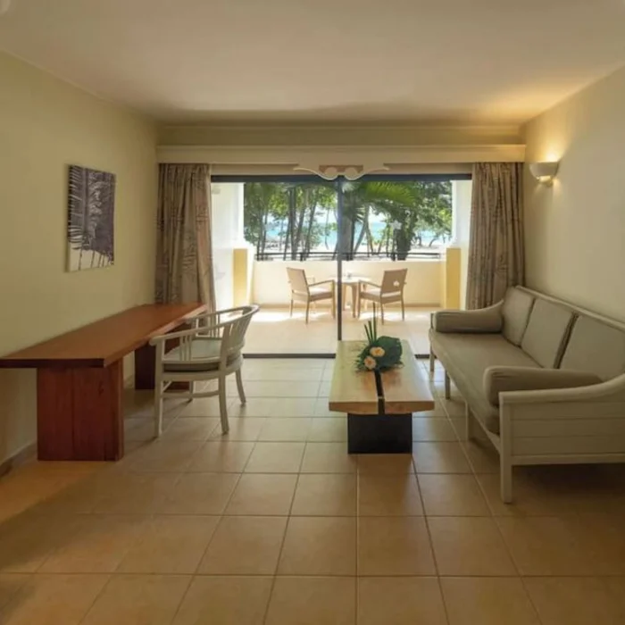 living room of suite at Iberostar Waves Costa Dorada