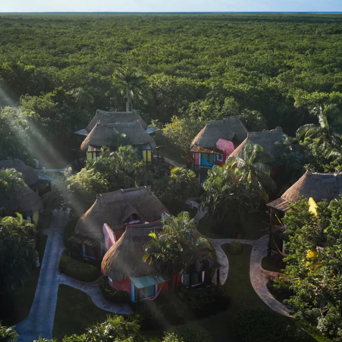 aerial view of rooms at Iberostar Waves Cozumel