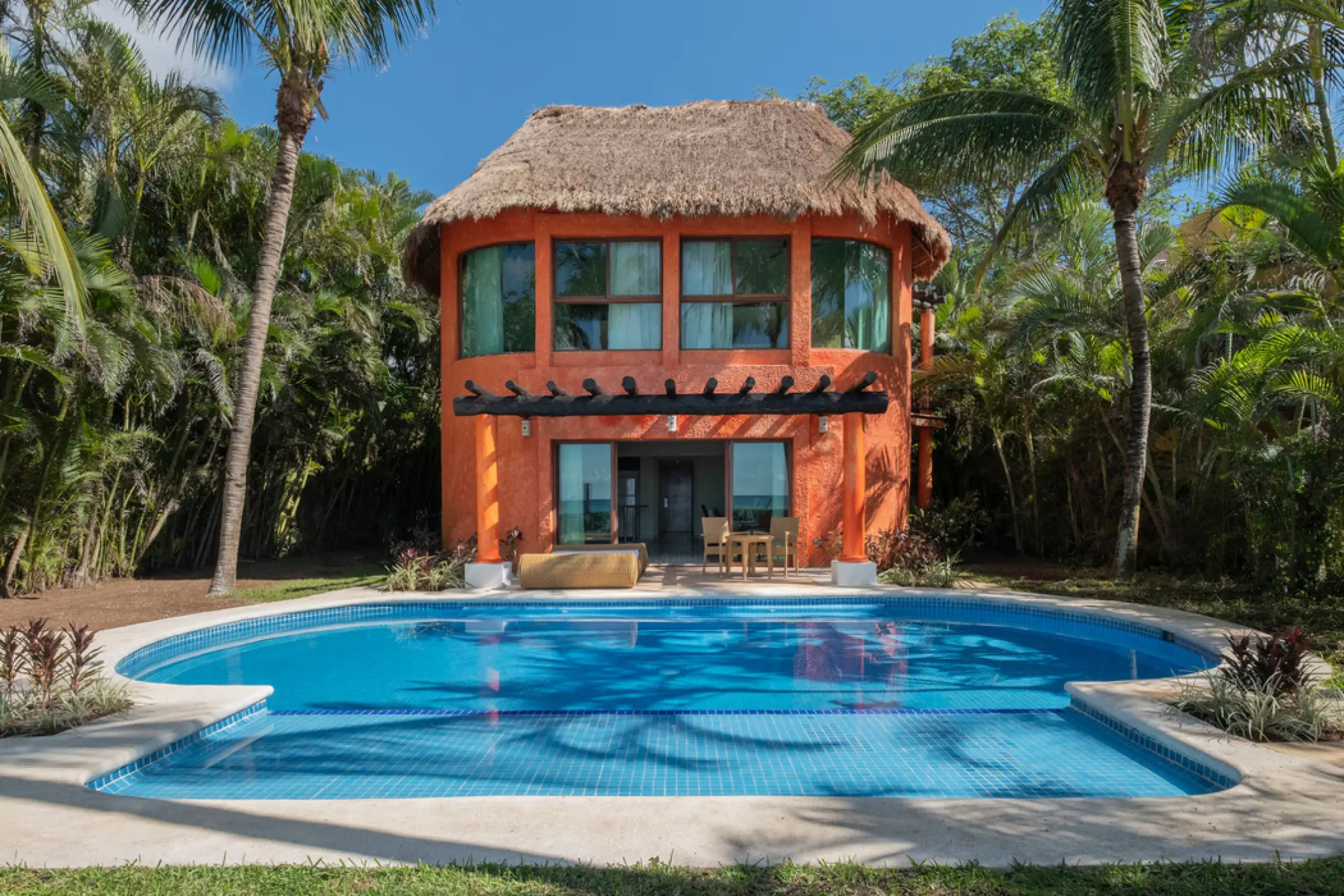 Bungalow-style rooms with a private pool at Iberostar Waves Cozumel