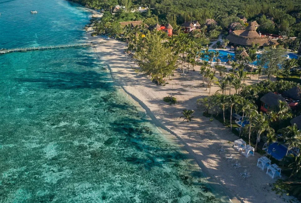 Iberostar Waves Cozumel resort aerial view