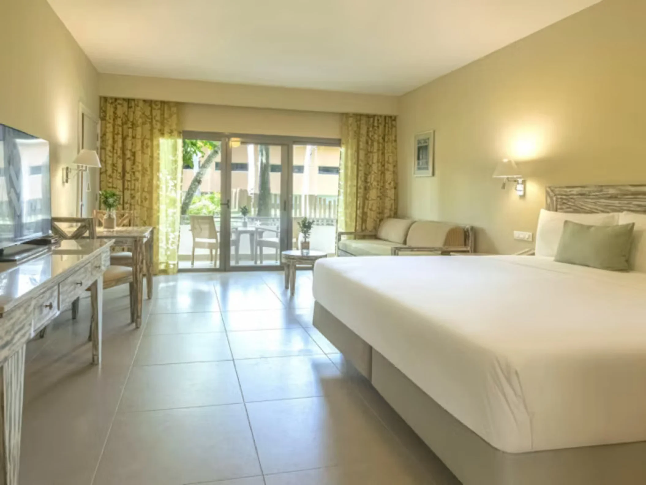 king bed room at Iberostar Waves Dominicana